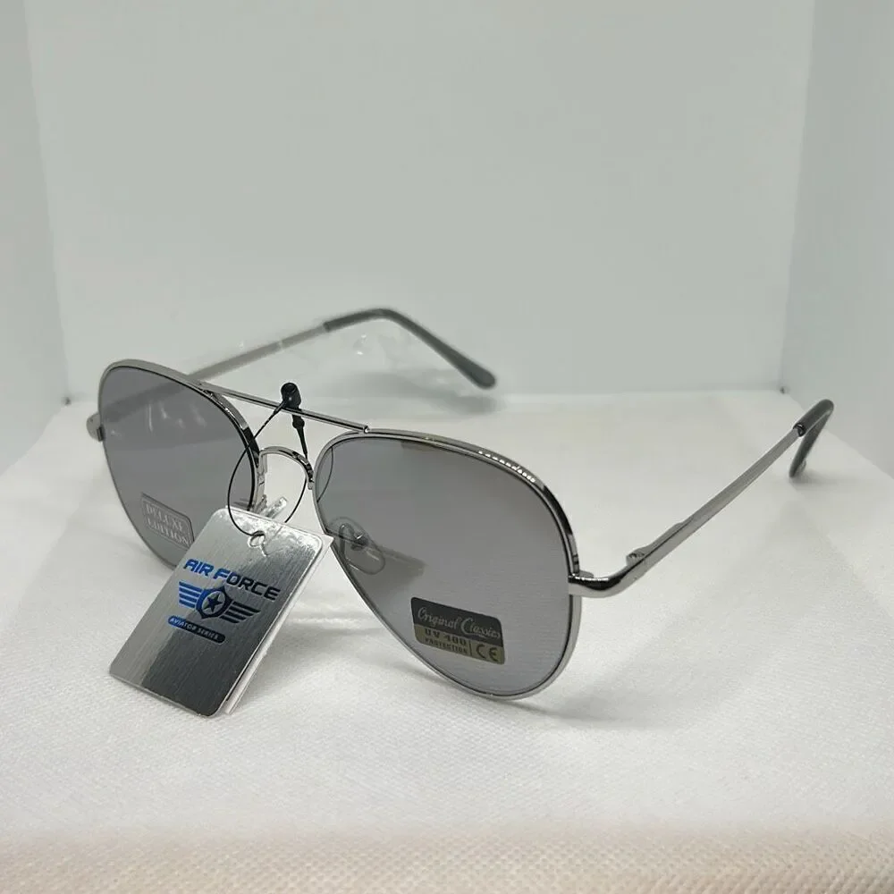 Air Force Aviator Unisex Flat Sunglasses